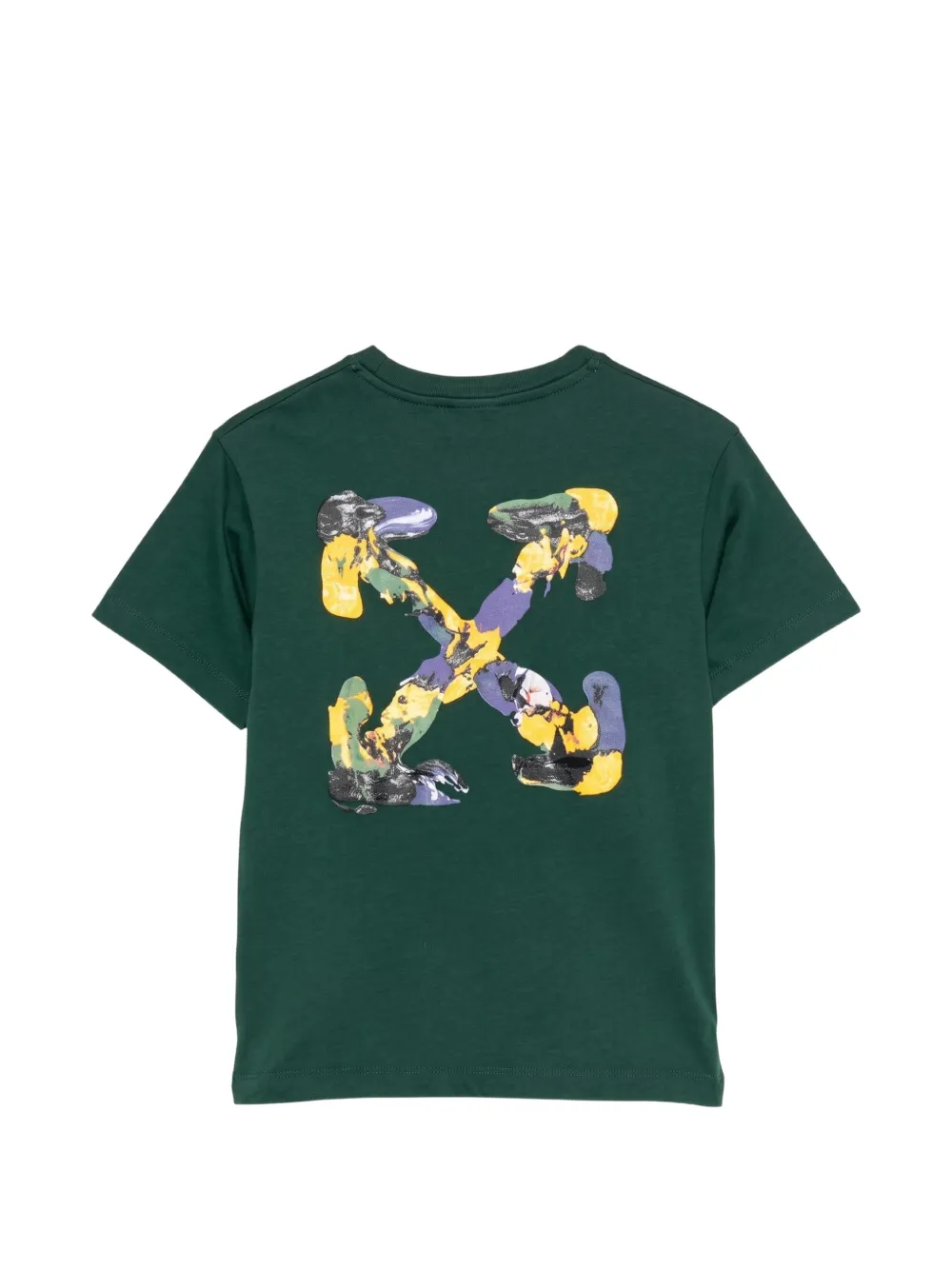Off-White Kids T-shirt met pijlprint Groen
