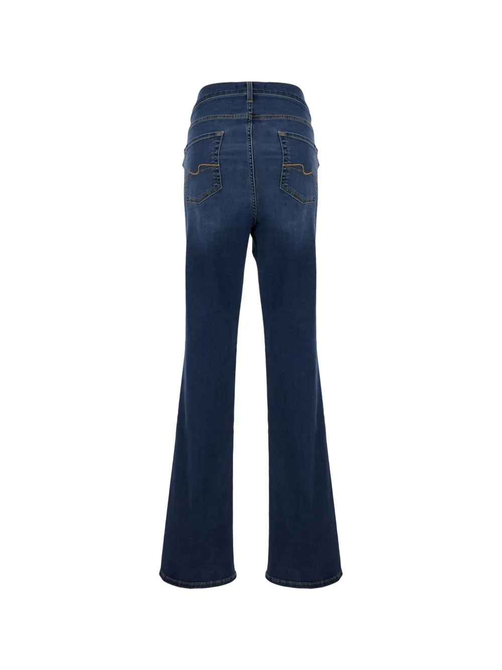 7 For All Mankind Jeans met borduurwerk en vervaagd effect Blauw