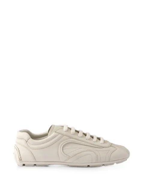 Prada Montecarlo Re-Edition 2005 topstitched leather sneakers