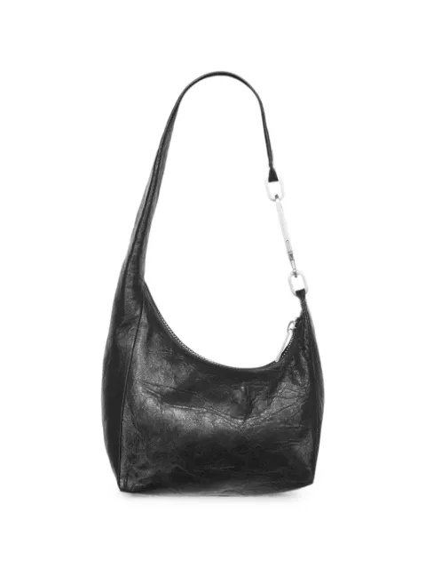 Rick Owens crinkled leather shoulder bag