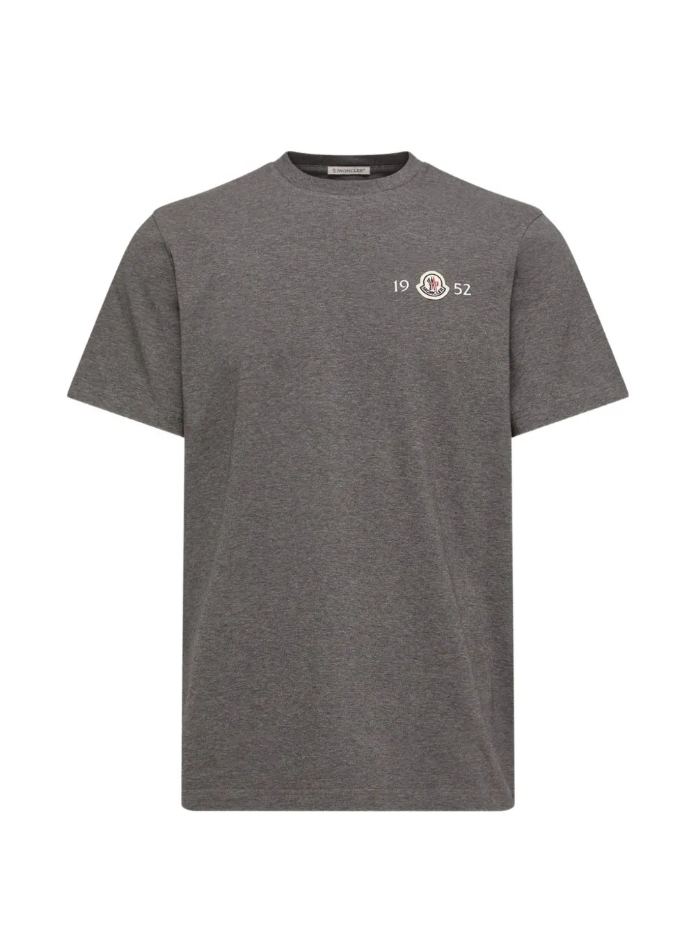 Moncler T-shirt met logopatch Grijs