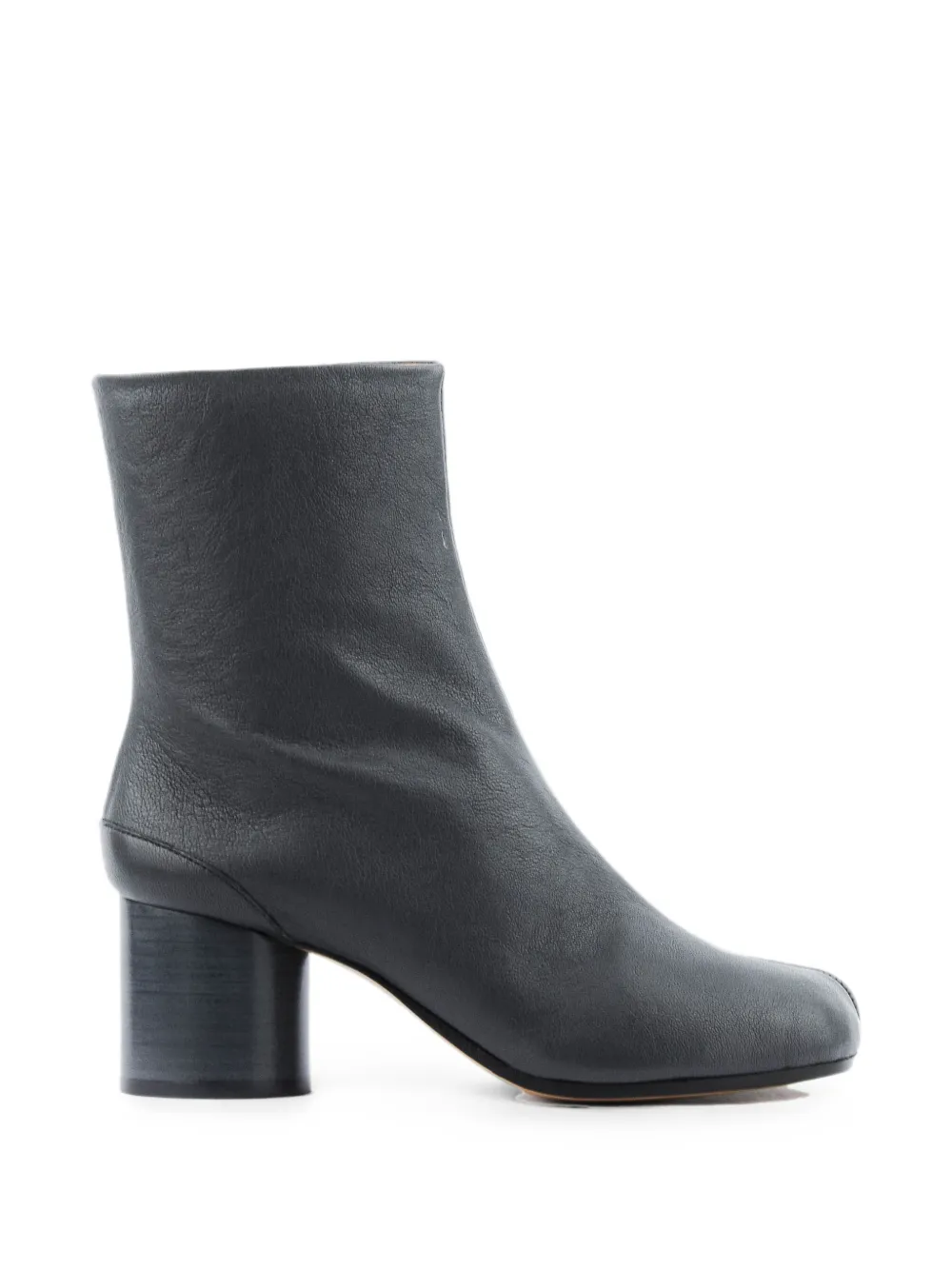 Maison Margiela Tabi leather ankle boots Zwart