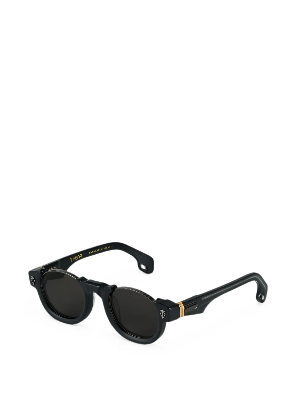 T Henri Eyewear Diablo zonnebril met rond montuur Zwart