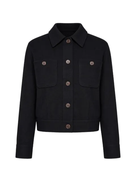 Vince button-up chest-pocket jacket