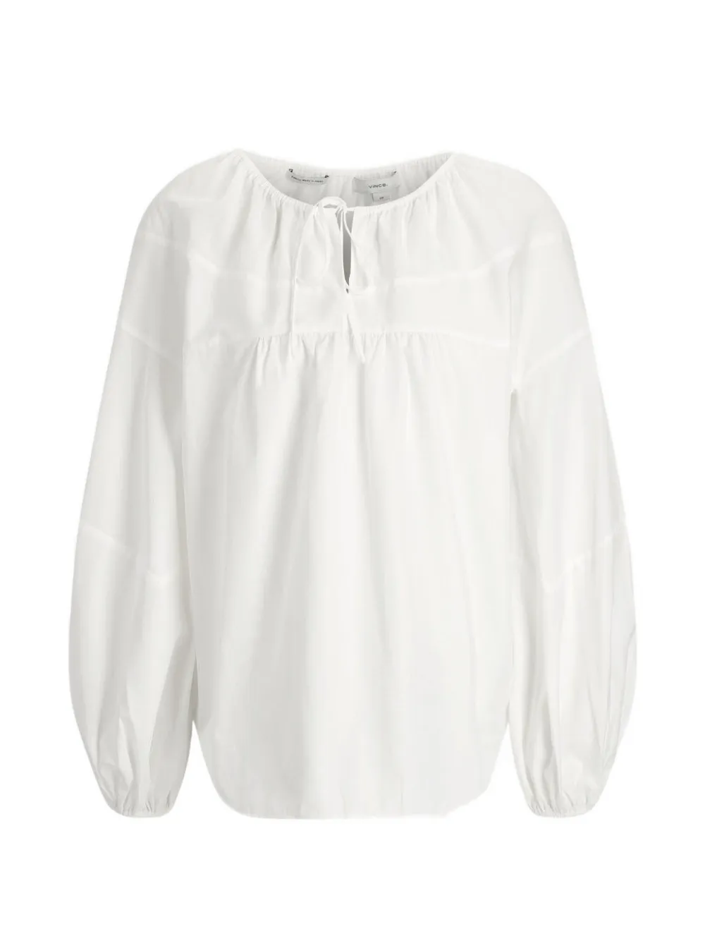 Vince Zijden blouse Wit