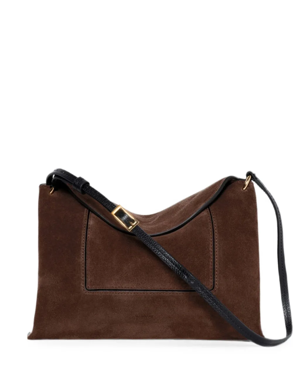 Wandler Penelope suede shoulder bag - Braun