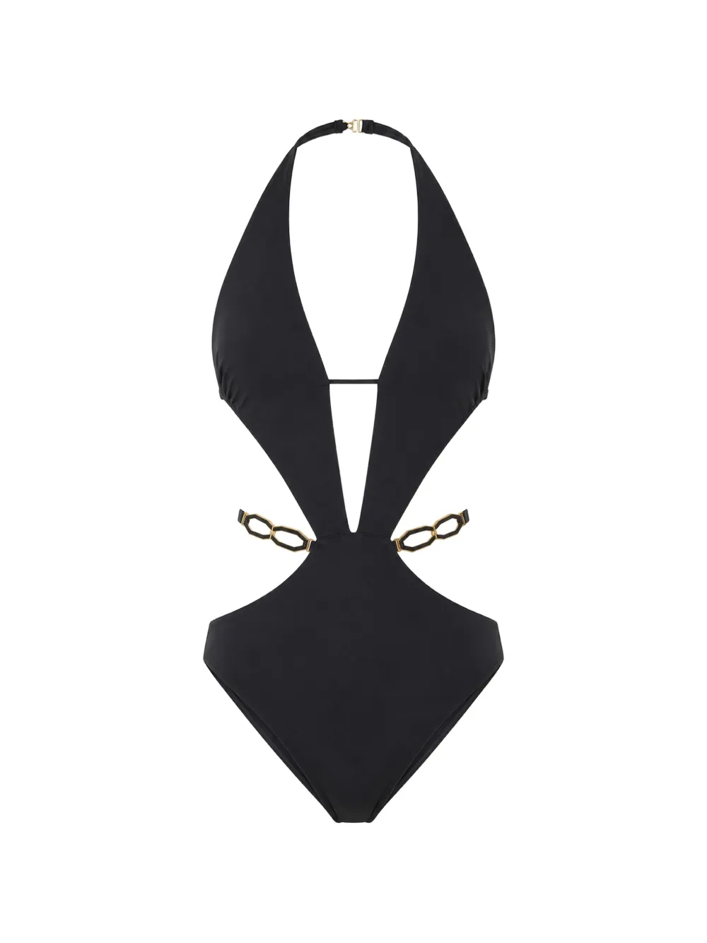 Gottex Pearl cut-out chain-link swimsuit - Nero