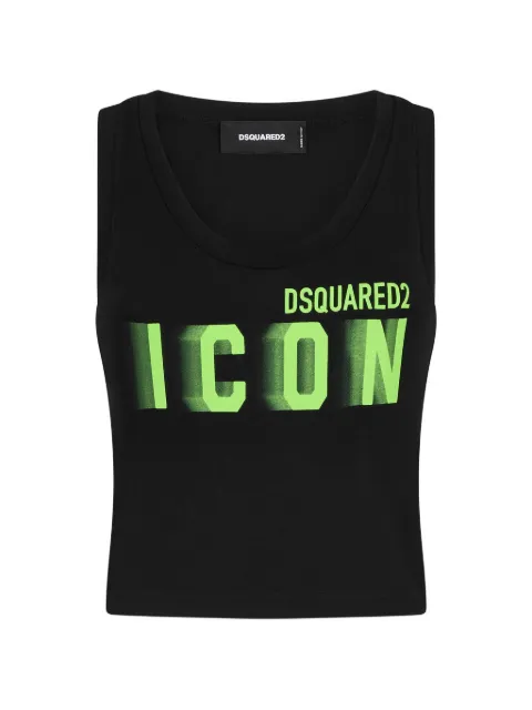 DSQUARED2 débardeur crop à logo Icon