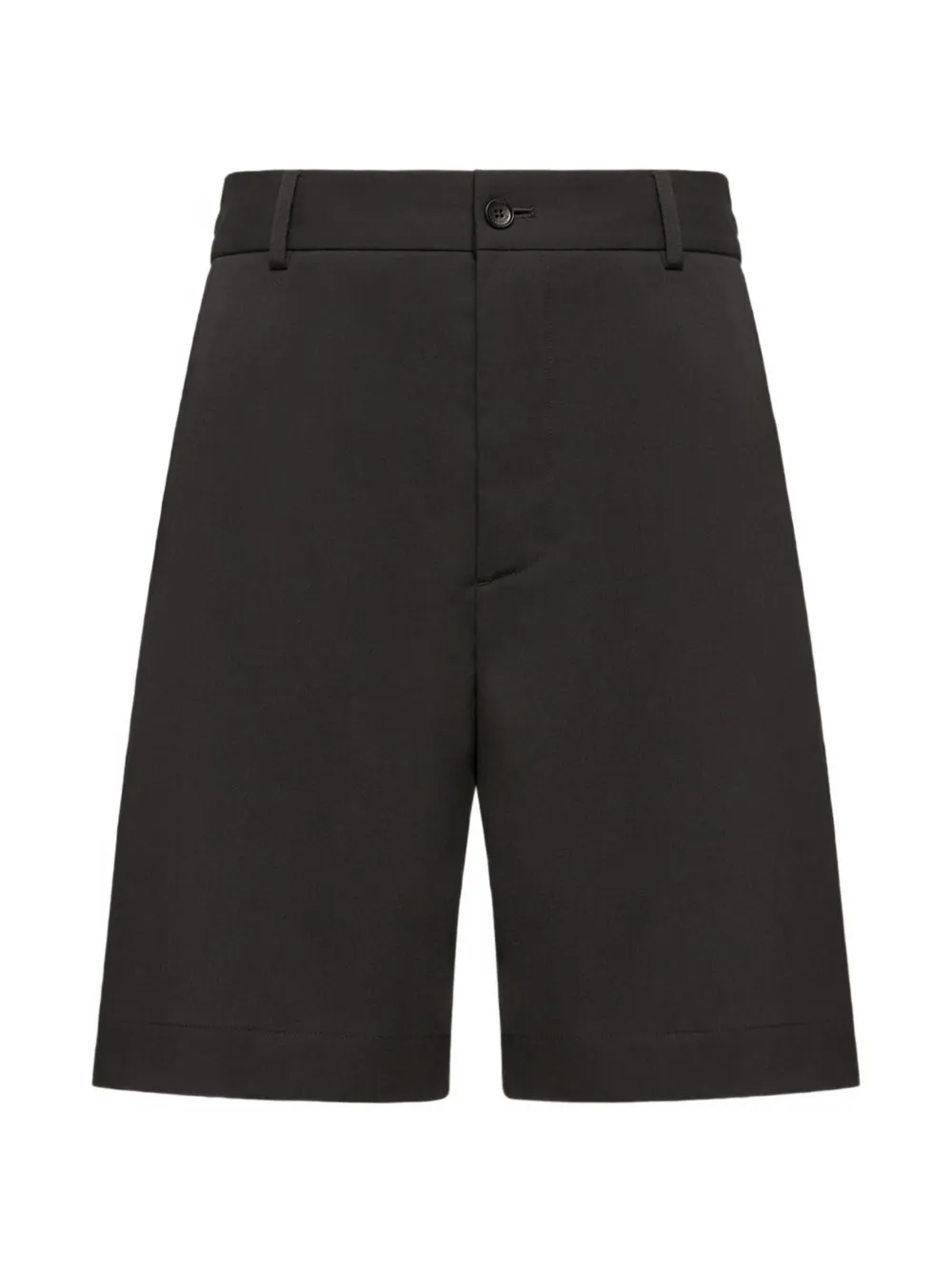 Moncler Shorts met knoopsluiting en riemlus Zwart