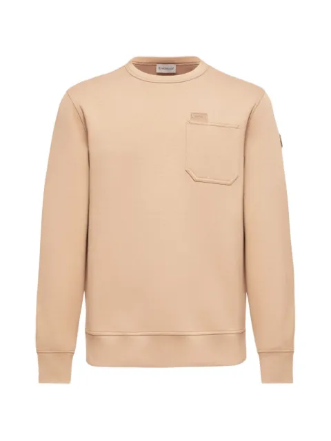 Moncler logo-patch pocket sweatshirt