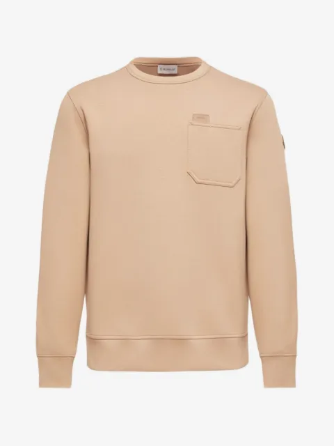 Moncler logo-patch pocket sweatshirt