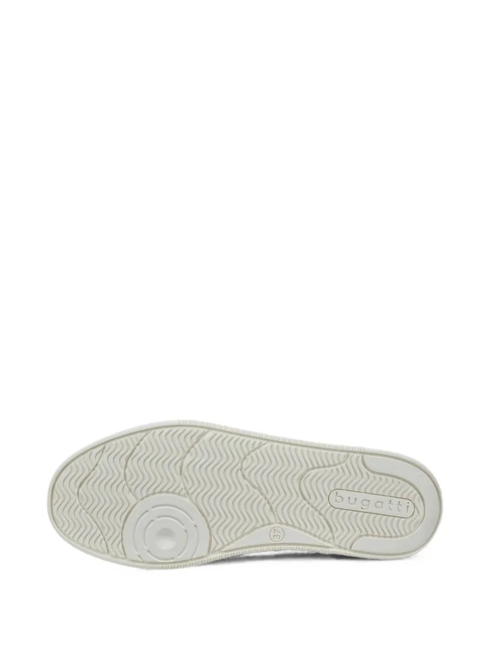 Bugatti Sneakers met metallic-effect en monogram-reliëf Beige