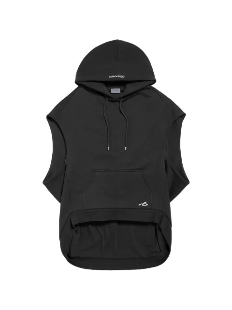 Balenciaga sleeveless regular-fit hoodie