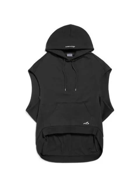Balenciaga sleeveless regular-fit hoodie