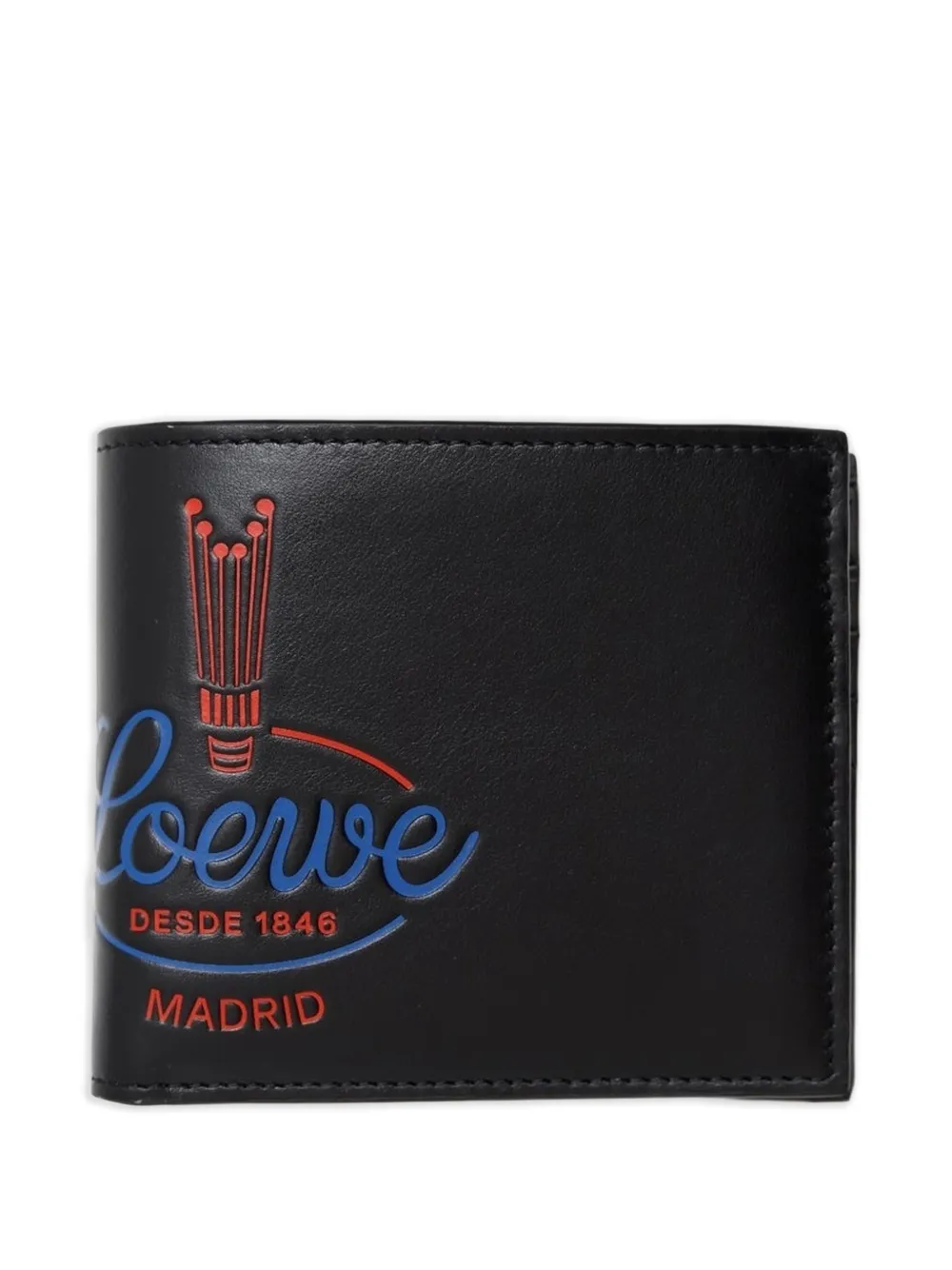 LOEWE Crown bifold wallet - Nero