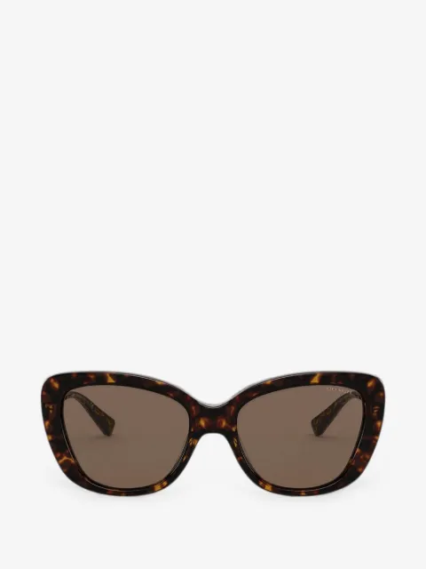 Coach tortoiseshell-effect cat-eye sunglasses