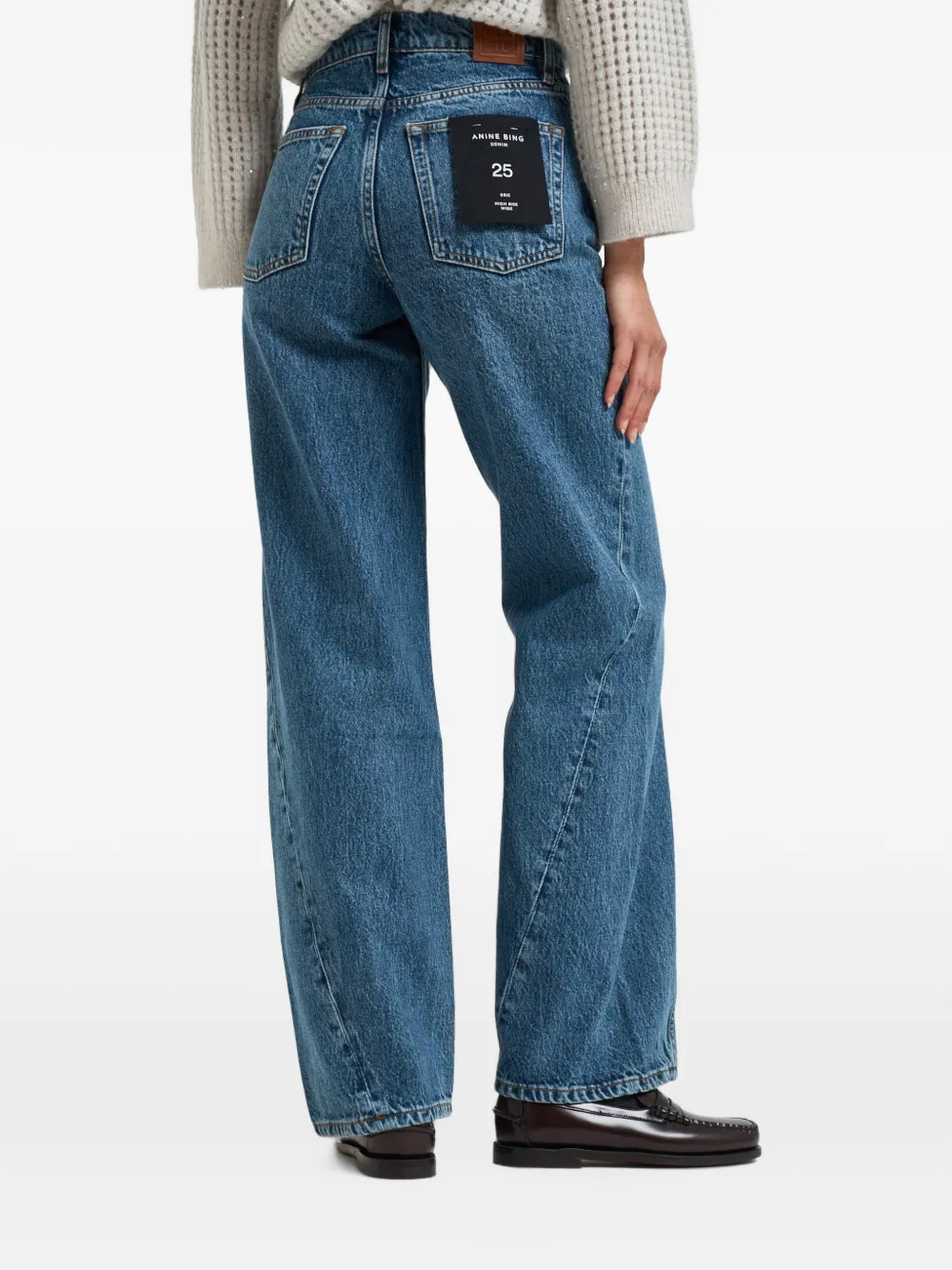 ANINE BING Brie 33" jeans Blauw
