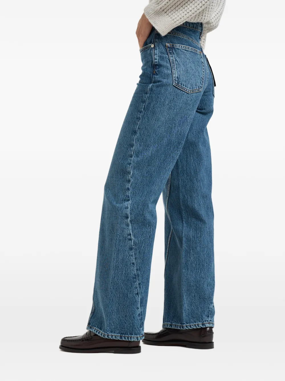 ANINE BING Brie 33" jeans Blauw