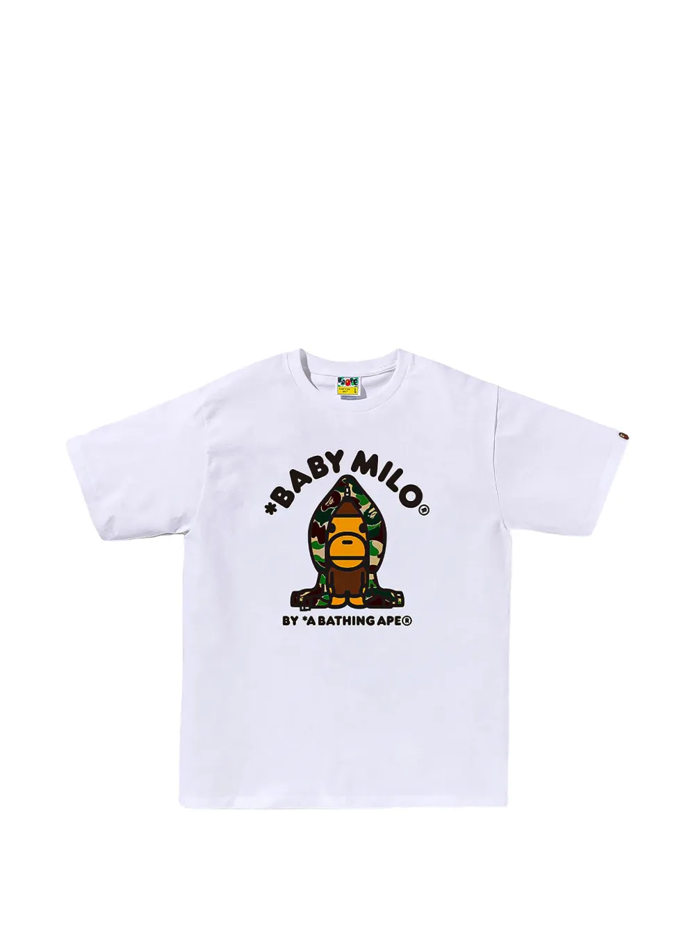 A BATHING APE® Baby Milo Camo-print T-shirt · M