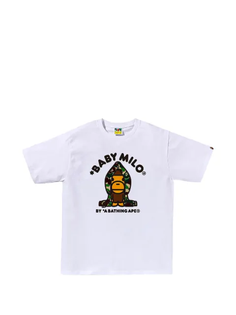 A BATHING APE® Baby Milo Camo-print T-shirt