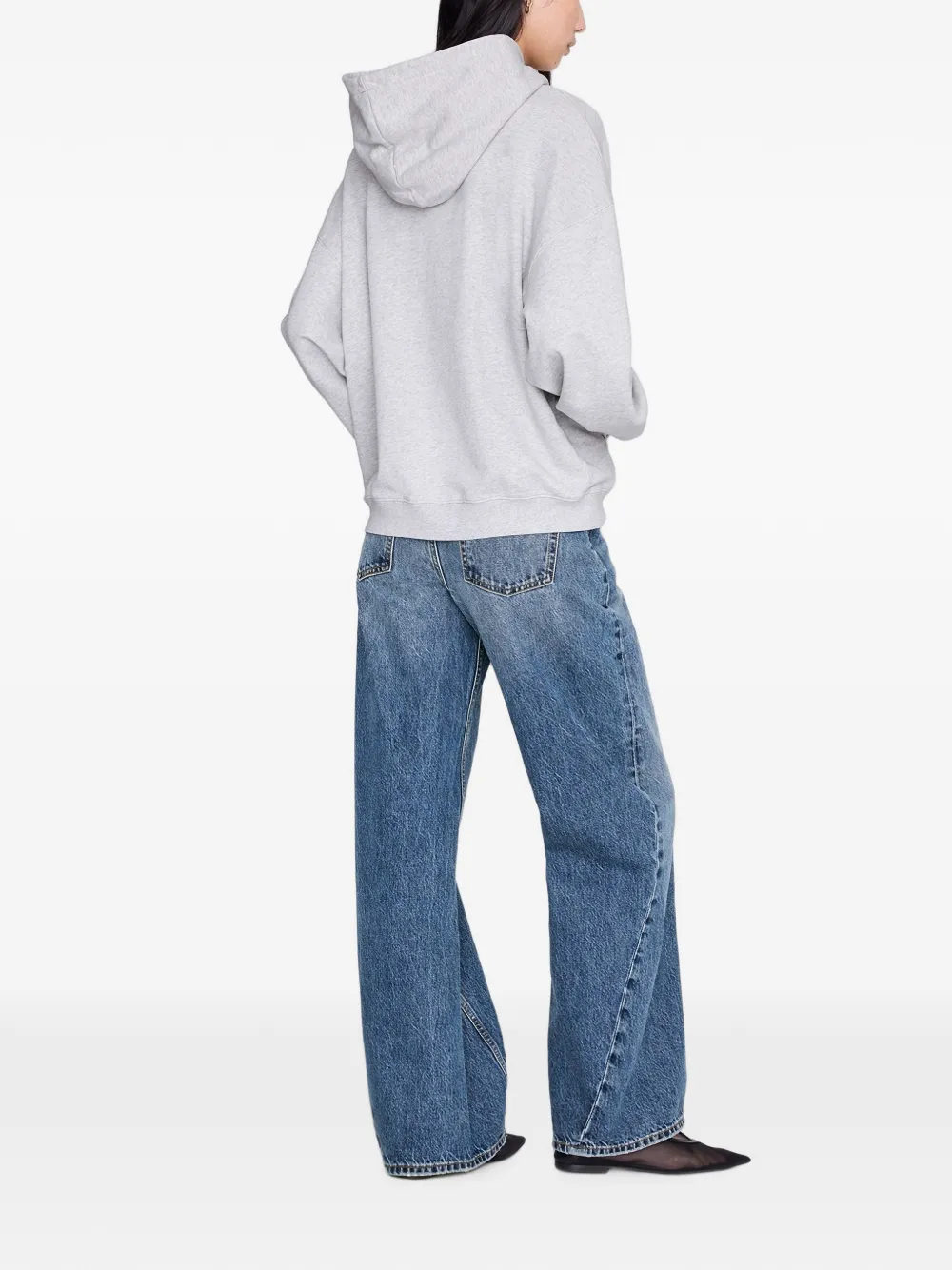 ANINE BING Harvey Paris Stencil sweater Grijs
