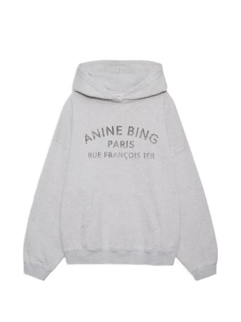 ANINE BING Harvey sweatshirt Paris stencil
