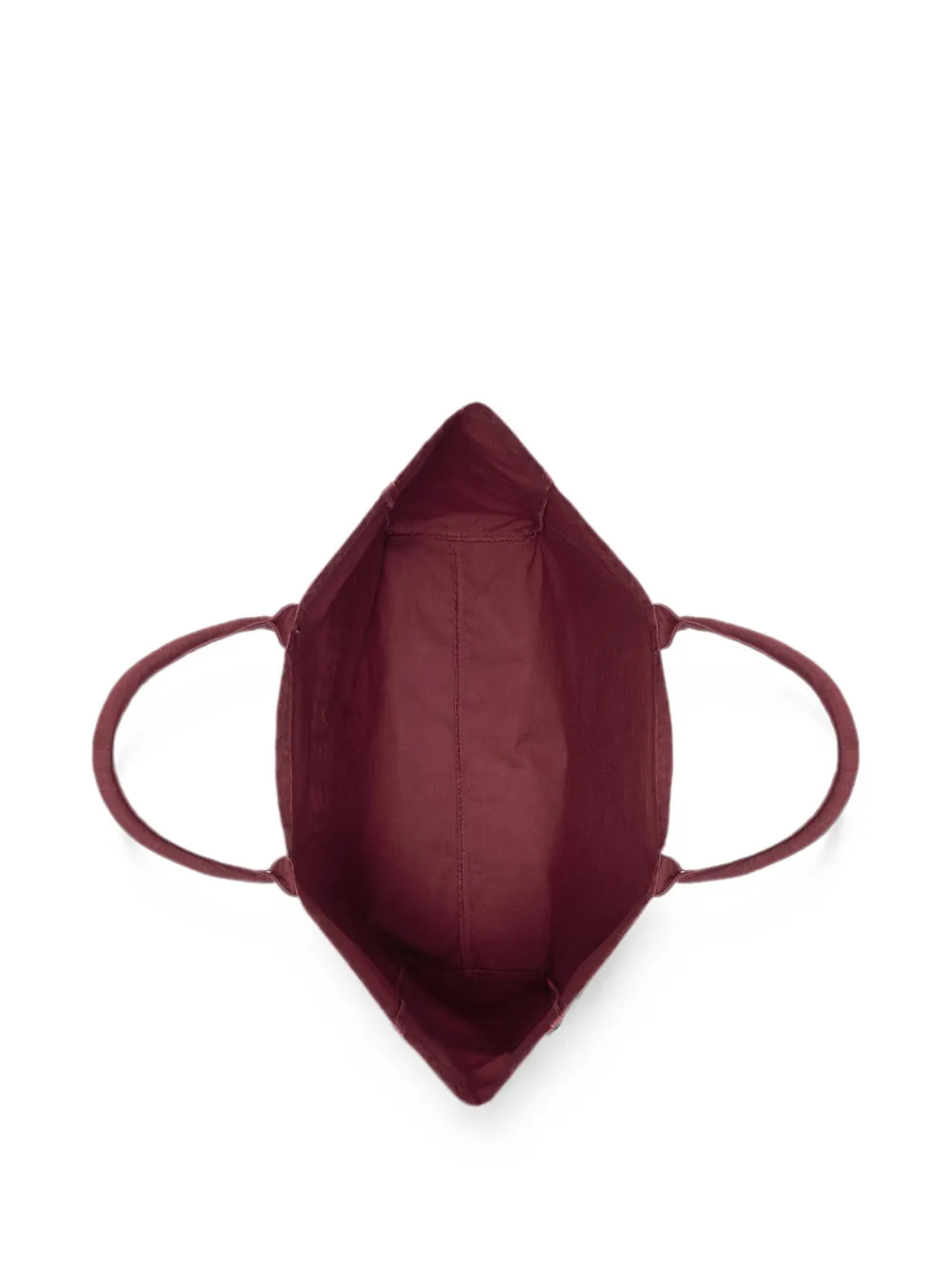 ANINE BING Leo Collegiate canvas shopper Rood