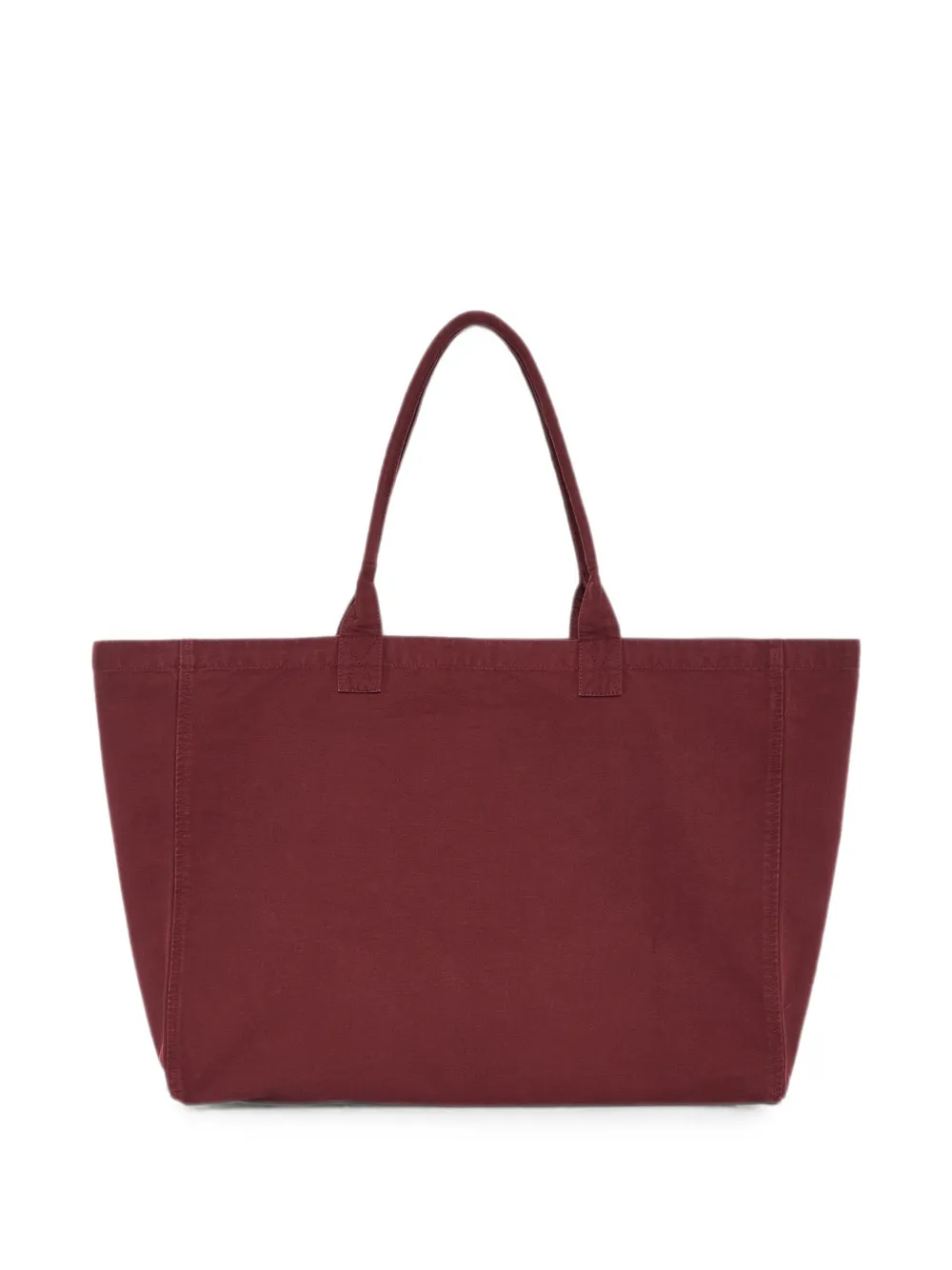 ANINE BING Leo Collegiate canvas shopper Rood