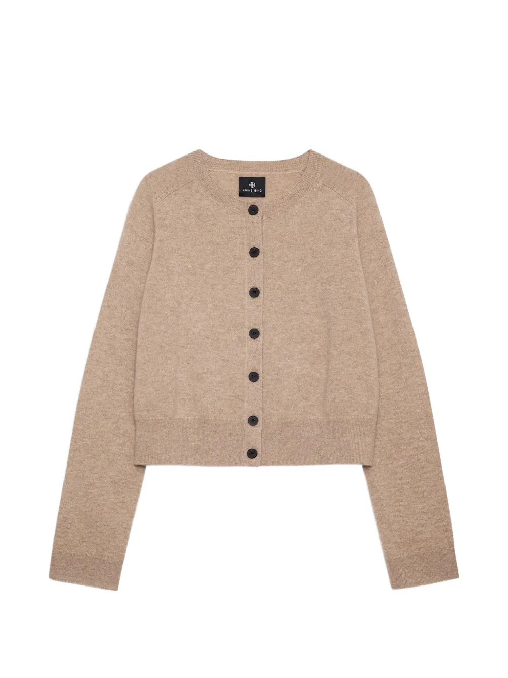 ANINE BING Joye cardigan - stone melange - Toni neutri