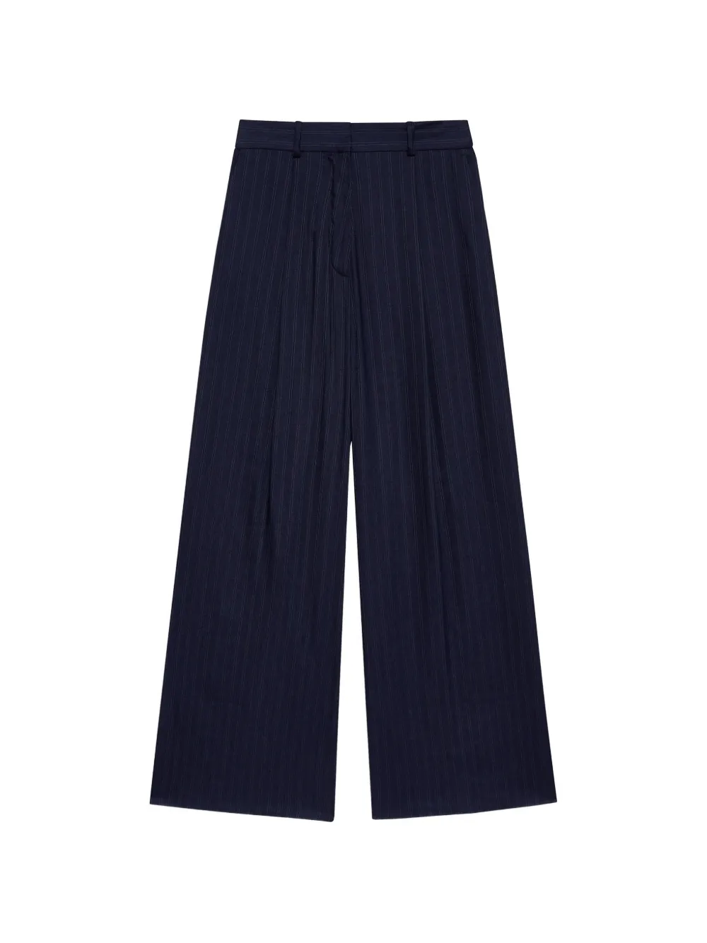 ANINE BING Paola Hose - marineblau mit Nadelstreifen