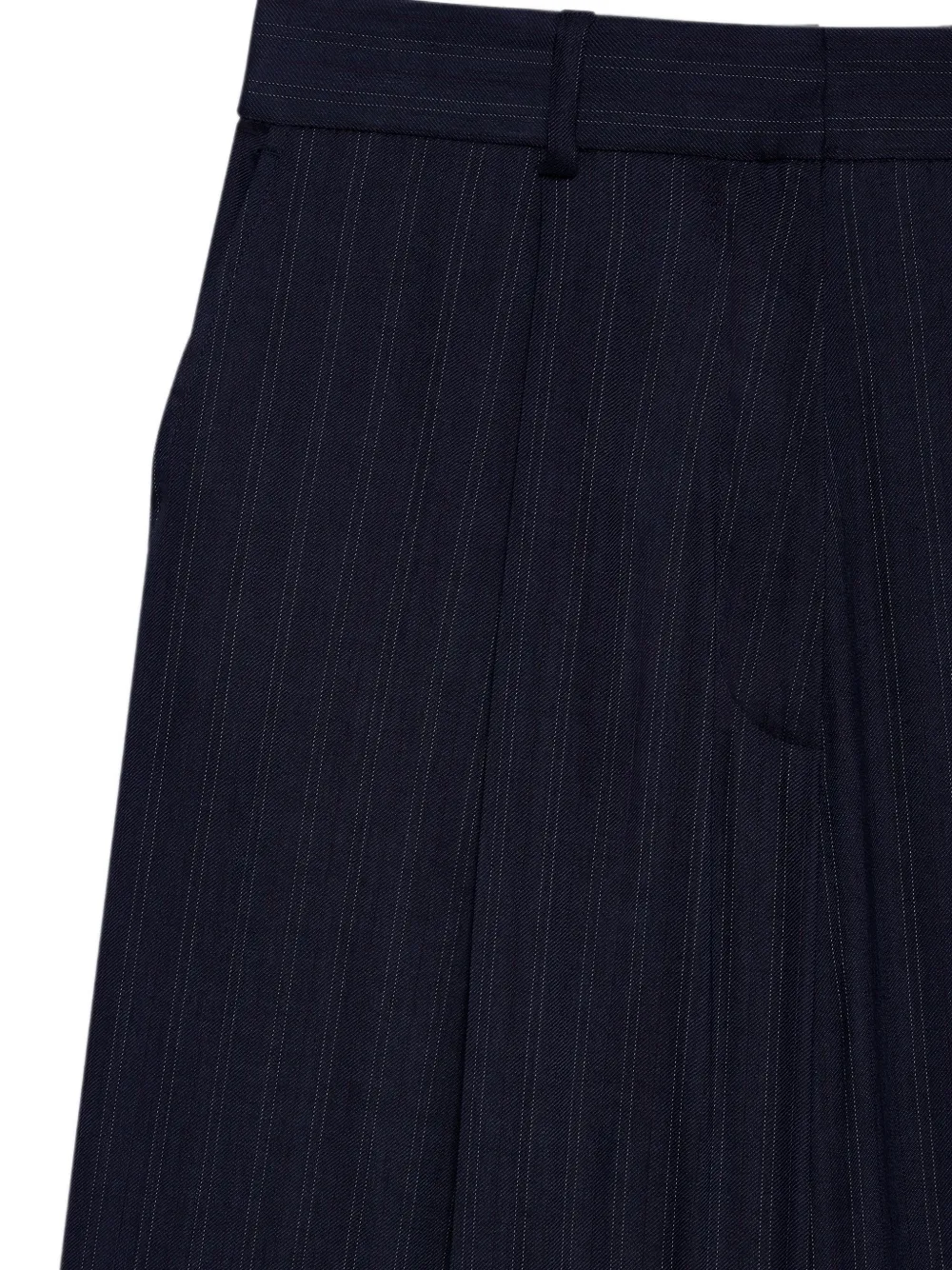 ANINE BING Paola krijtstreep broek Blauw
