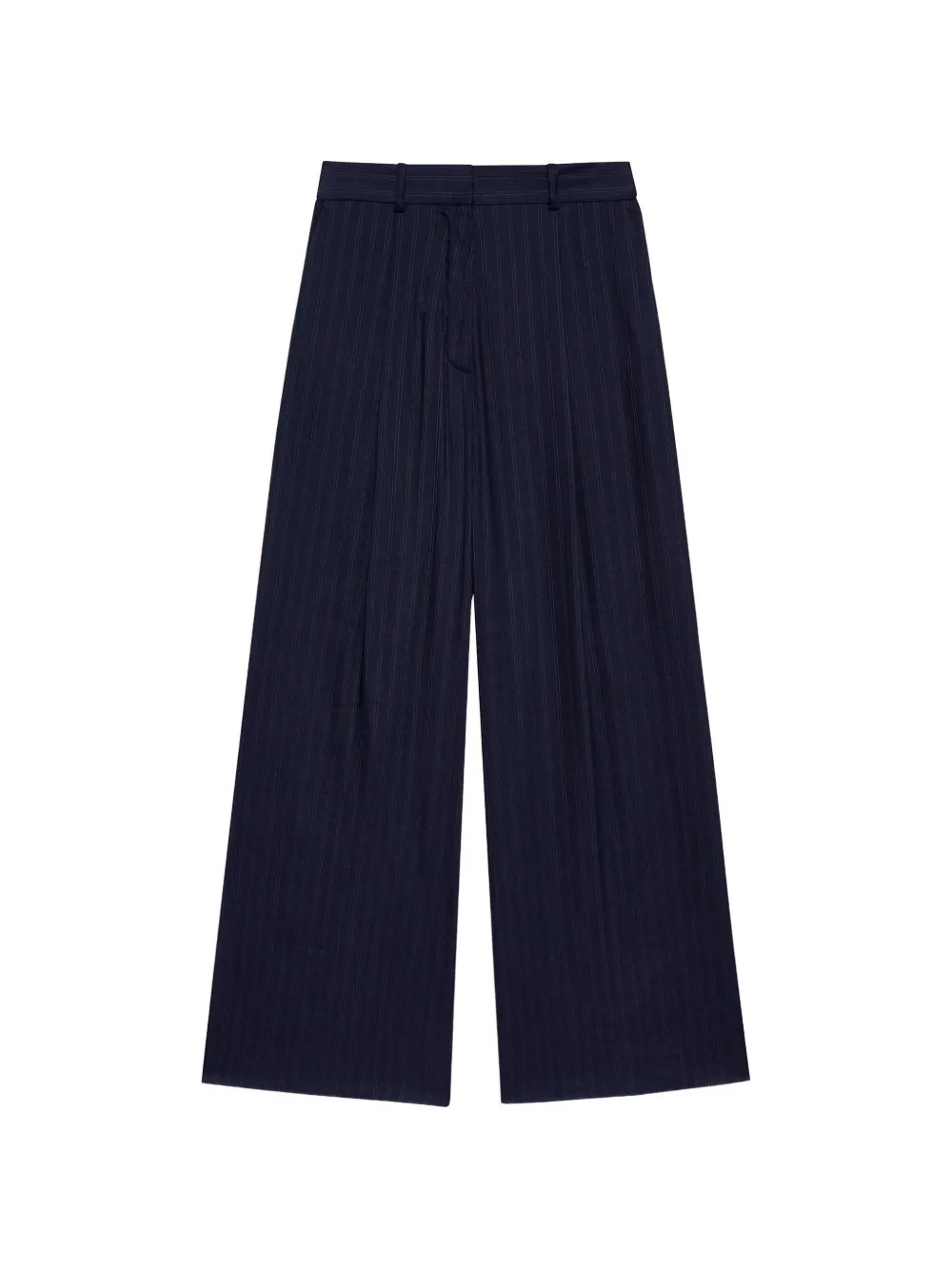 ANINE BING Paola krijtstreep broek Blauw