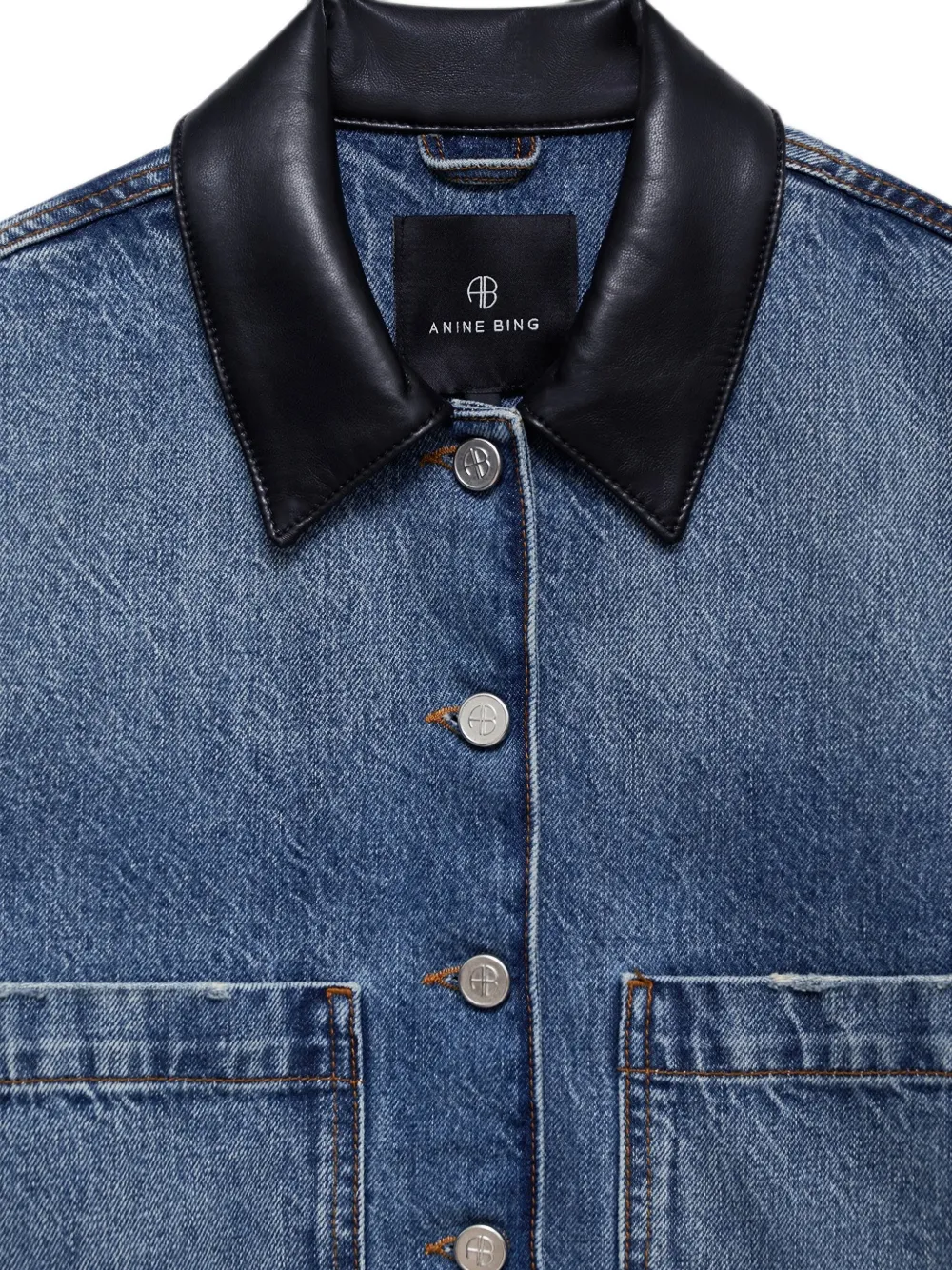 ANINE BING Yuma jack Blauw