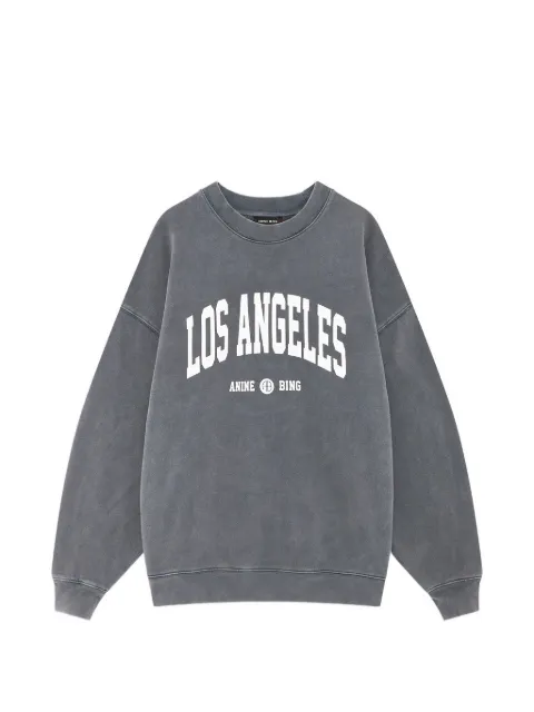 ANINE BING Miles sweatshirt Los Angeles University - washed grey