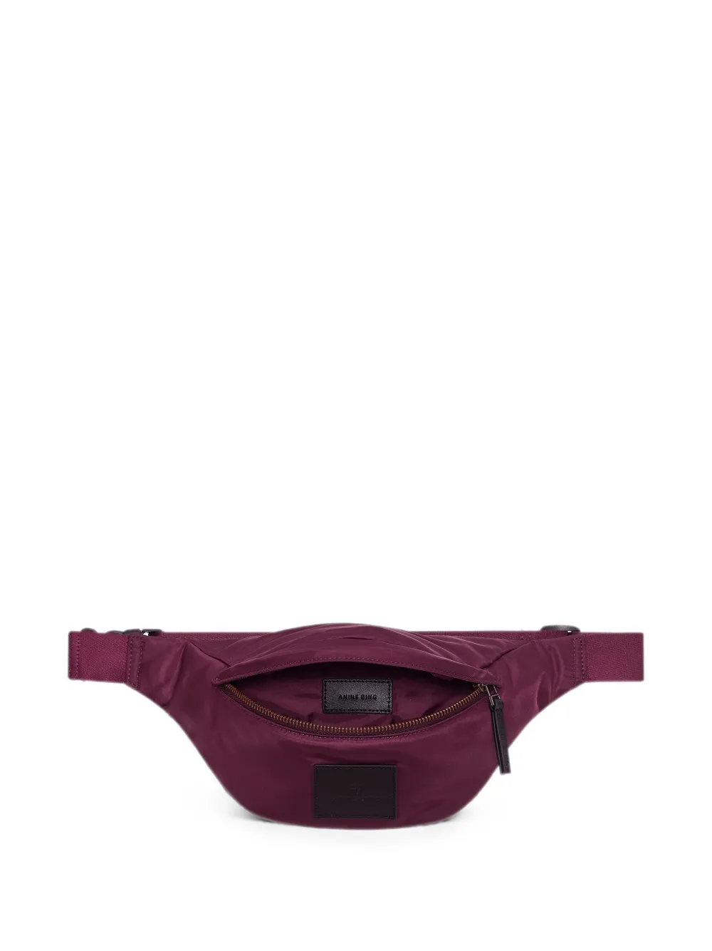 ANINE BING Leon kleine nylon heuptas Rood