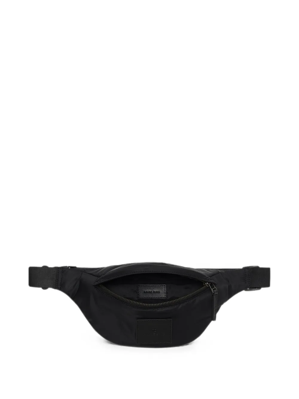 ANINE BING Leon kleine nylon heuptas Zwart