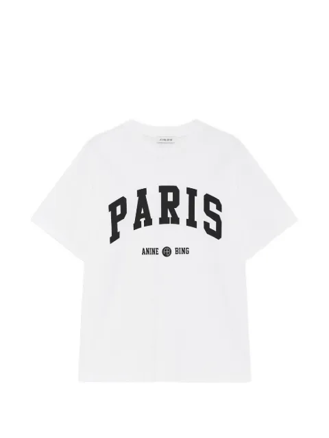 ANINE BING t-shirt Cade Paris University - blanc