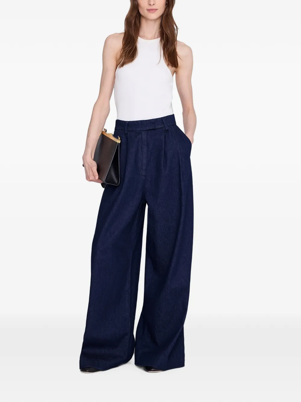 ANINE BING Lou broek Blauw