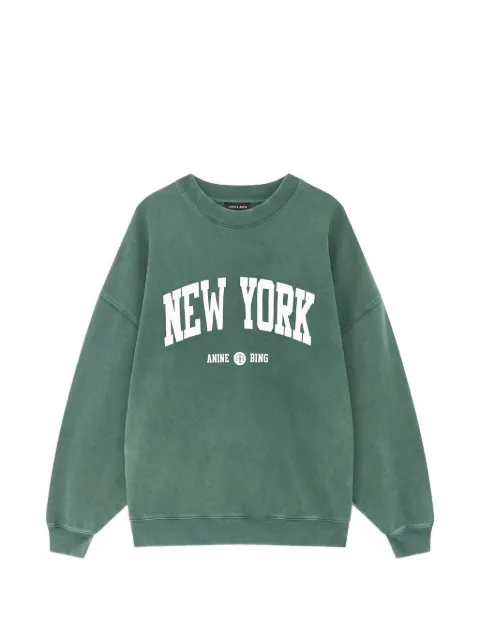 ANINE BING sudadera Miles New York University - cilantro