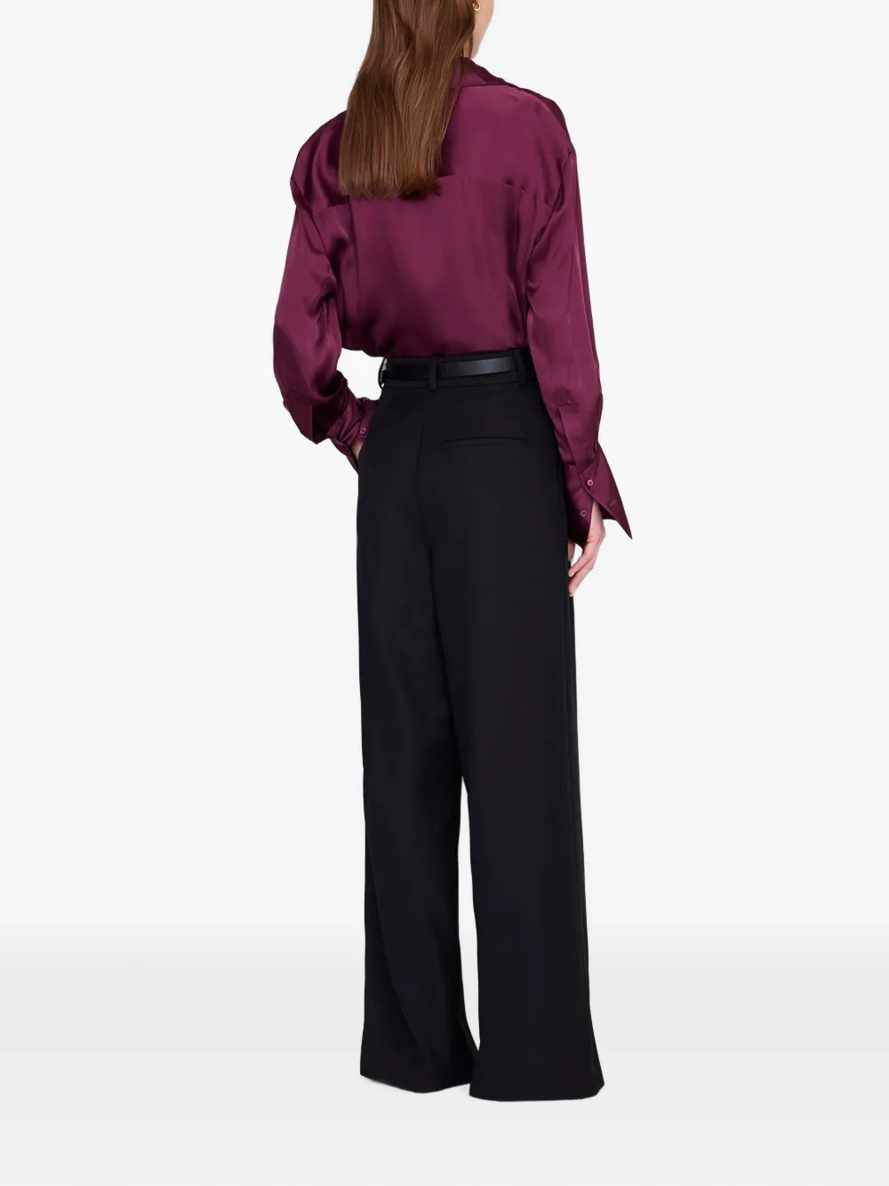 ANINE BING Bridget blouse met lange mouwen Rood