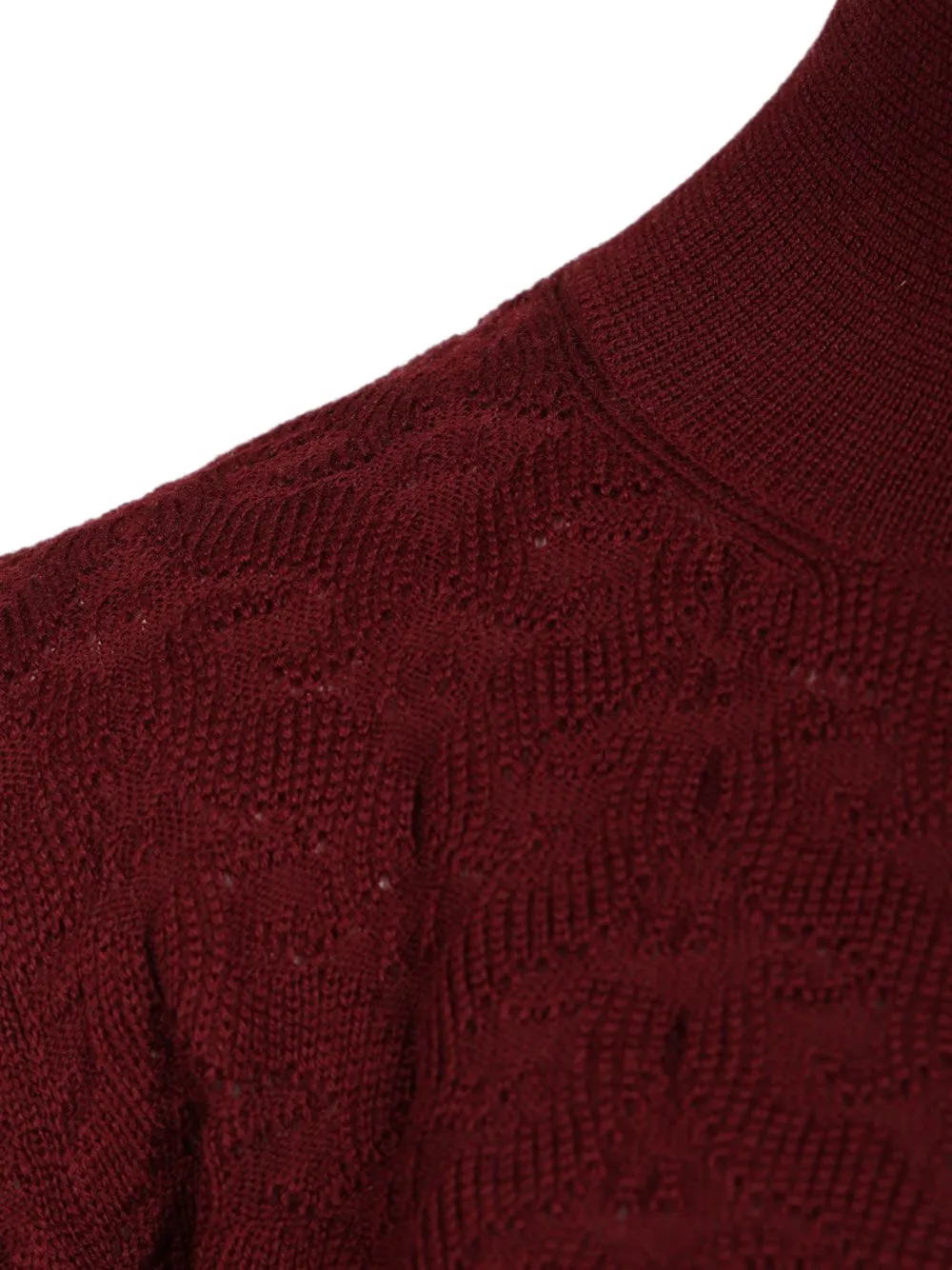 ETRO Gebreide trui met hoge hals Rood