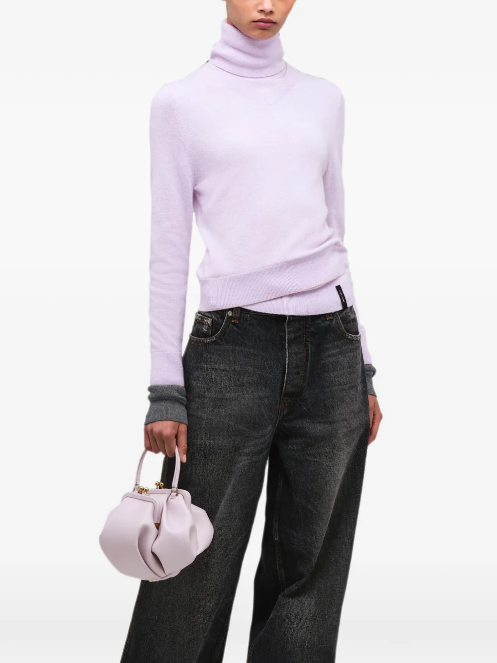 Marc Jacobs Wave Kisslock tas Paars