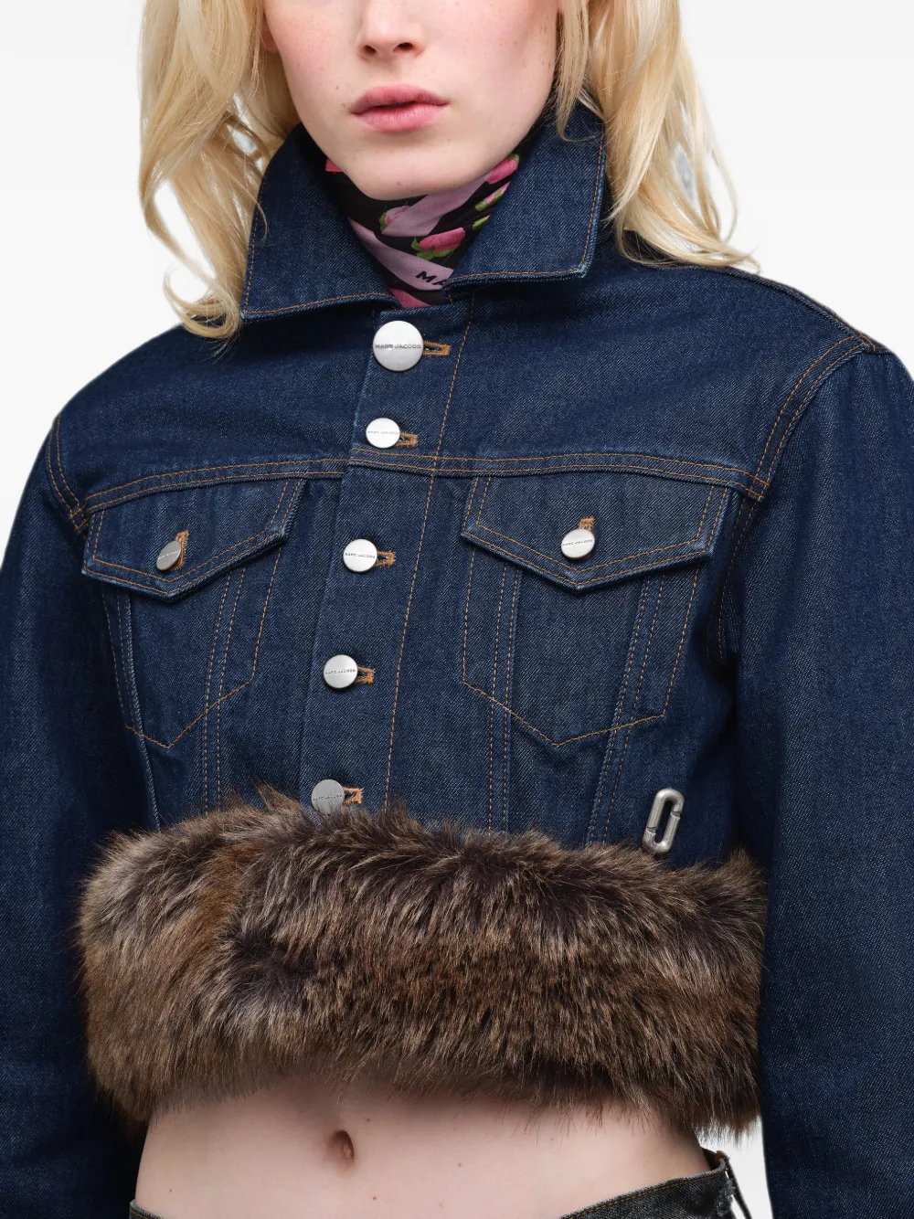 Marc Jacobs Zijden sjaal Zwart