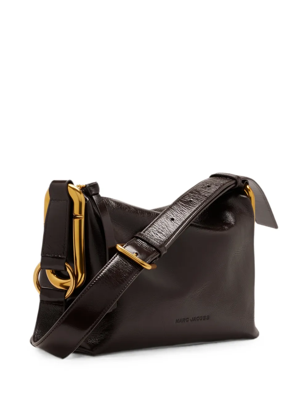 Marc Jacobs Medium Scene leren schoudertas met gekreukt effect Bruin