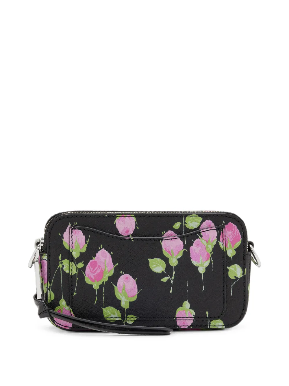 Marc Jacobs Snapshot tas met bloemen Zwart