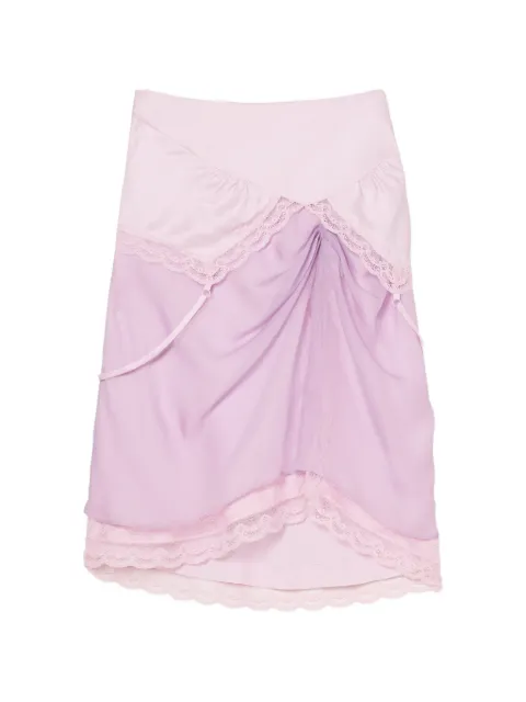 Marc Jacobs chemise en satin à design superposé