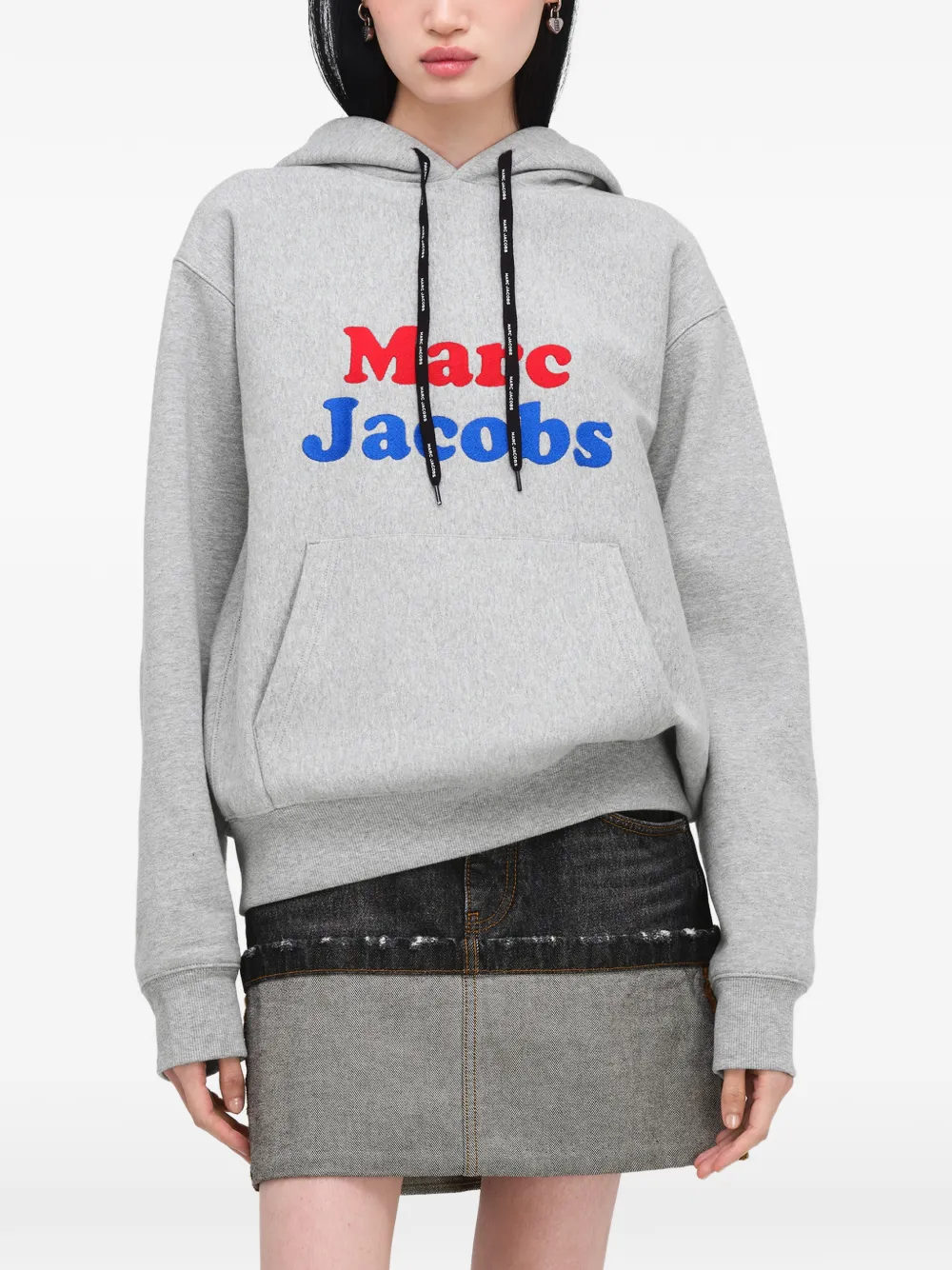 Marc Jacobs Canal St oversized hoodie met logo Grijs