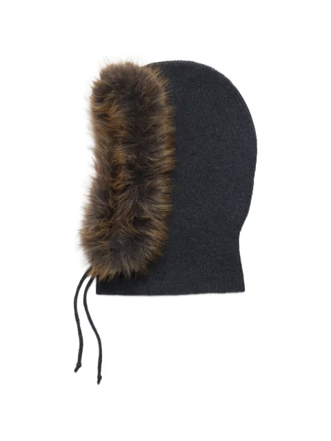 Marc Jacobs faux fur trim balaclava