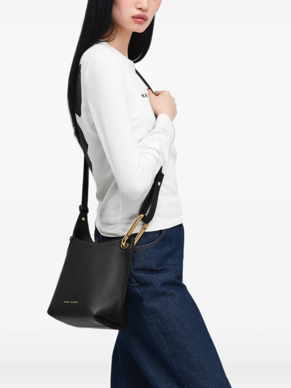 Marc Jacobs Kleine Scene bucket Zwart
