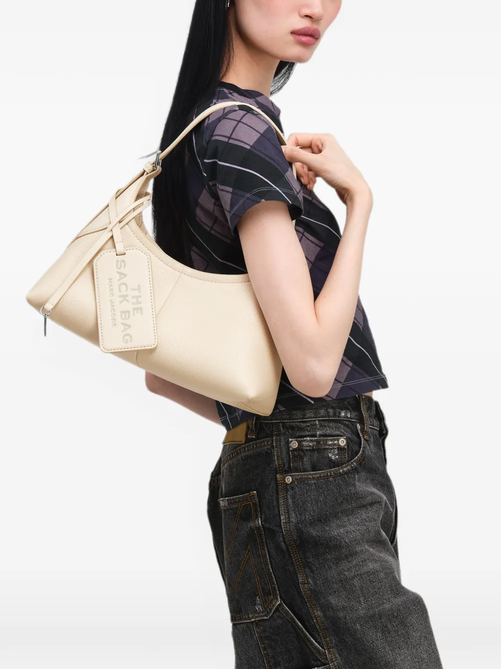 Marc Jacobs Kleine Sack tas met ceintuur Beige